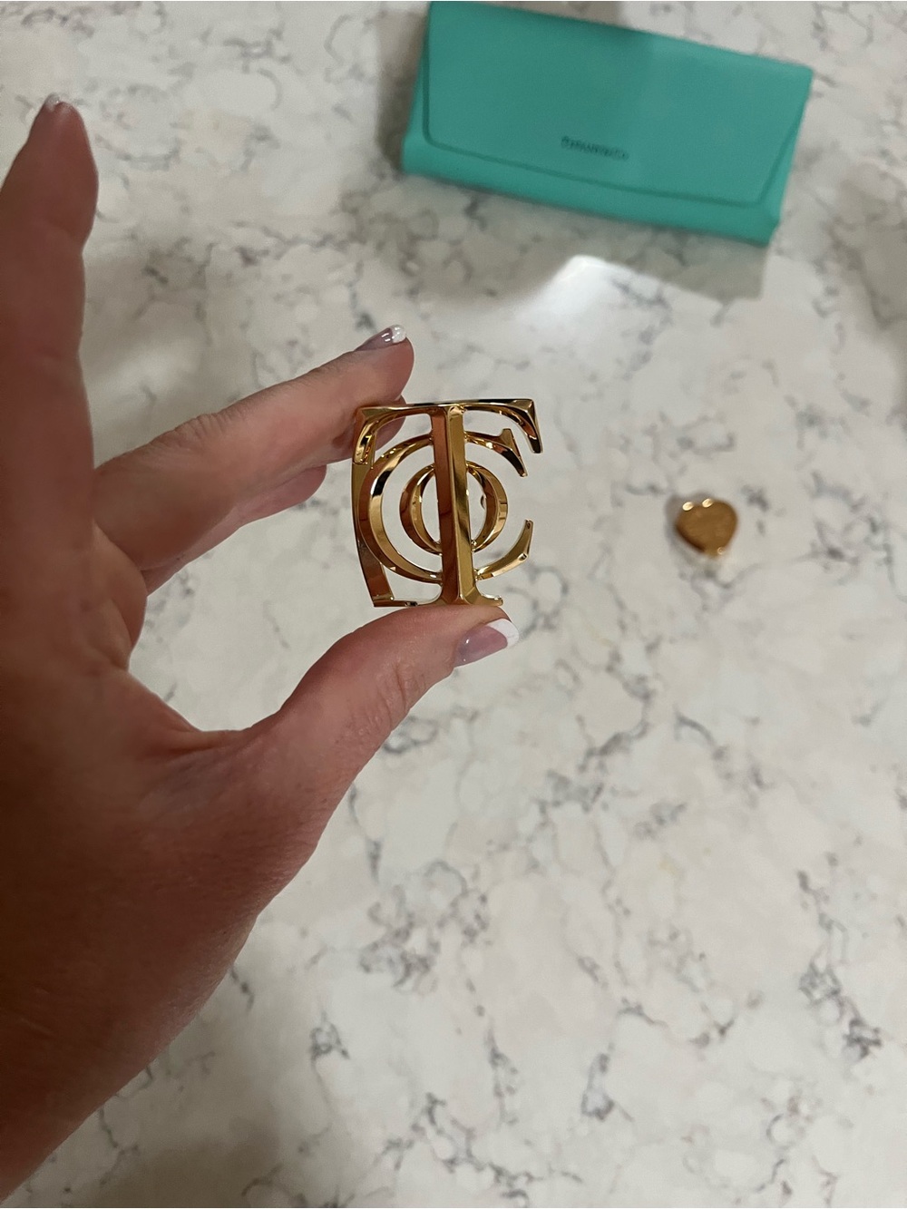 Authentic Tiffany & Co. Gold Belt Buckle (Bigger one) Made in Spain